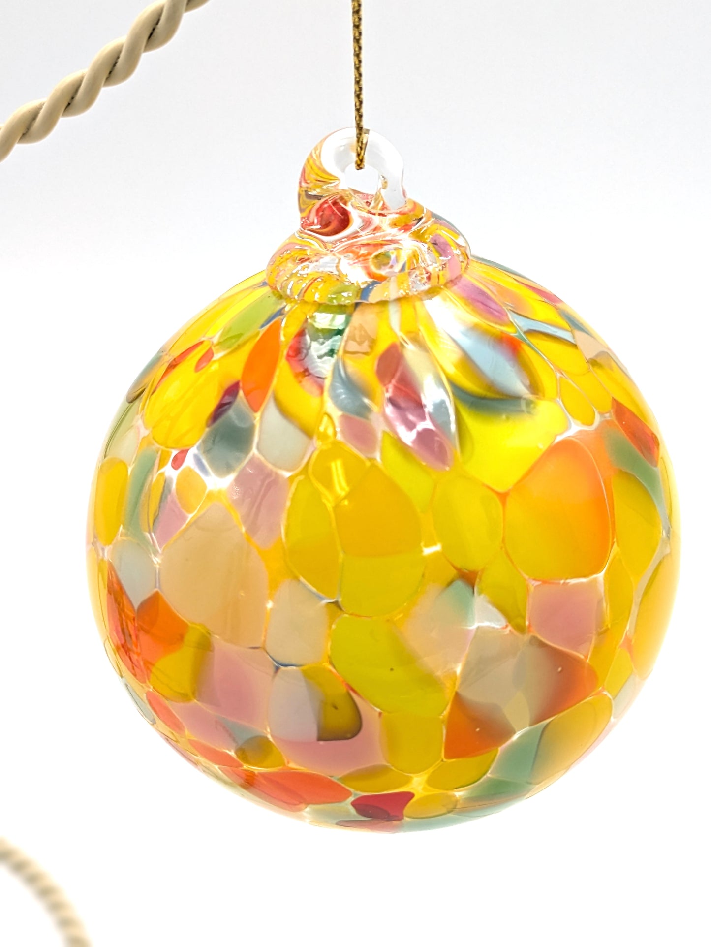 Handblown Glass Christmas Tree Ornament by Magyar