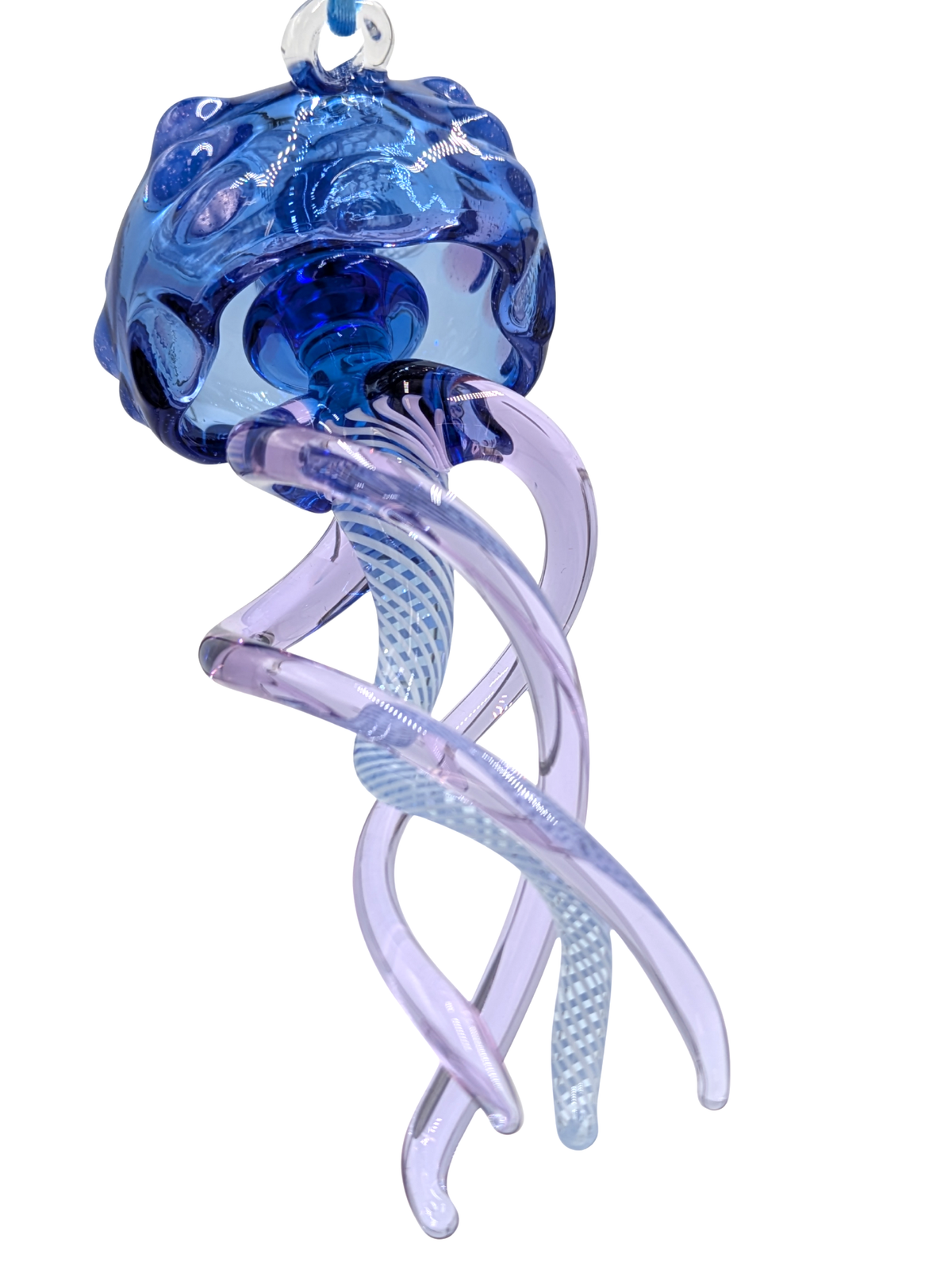 Handmade Glass Jellyfish Ornament