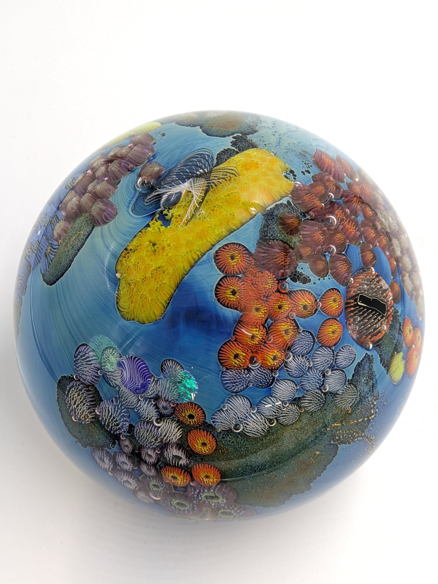 Handblown Glass Megaplanet 6.75" #6.1.25