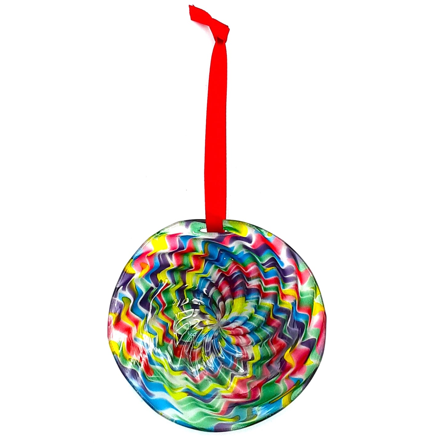 Handblown Glass Christmas Tree Ornament "Picadilly"