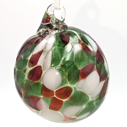 Red & Green Holiday Ornament by SGM Studio