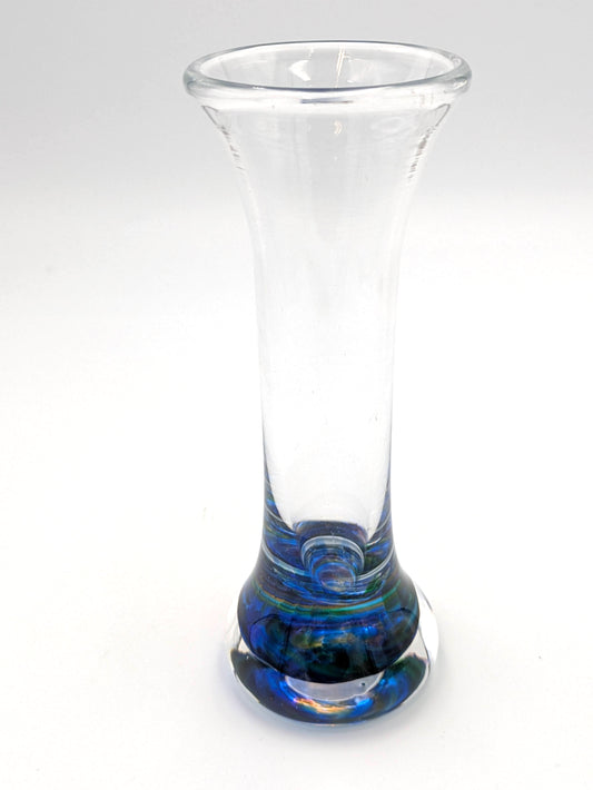 Small Handblown Glass Cosmos Vase by Peter Waechter