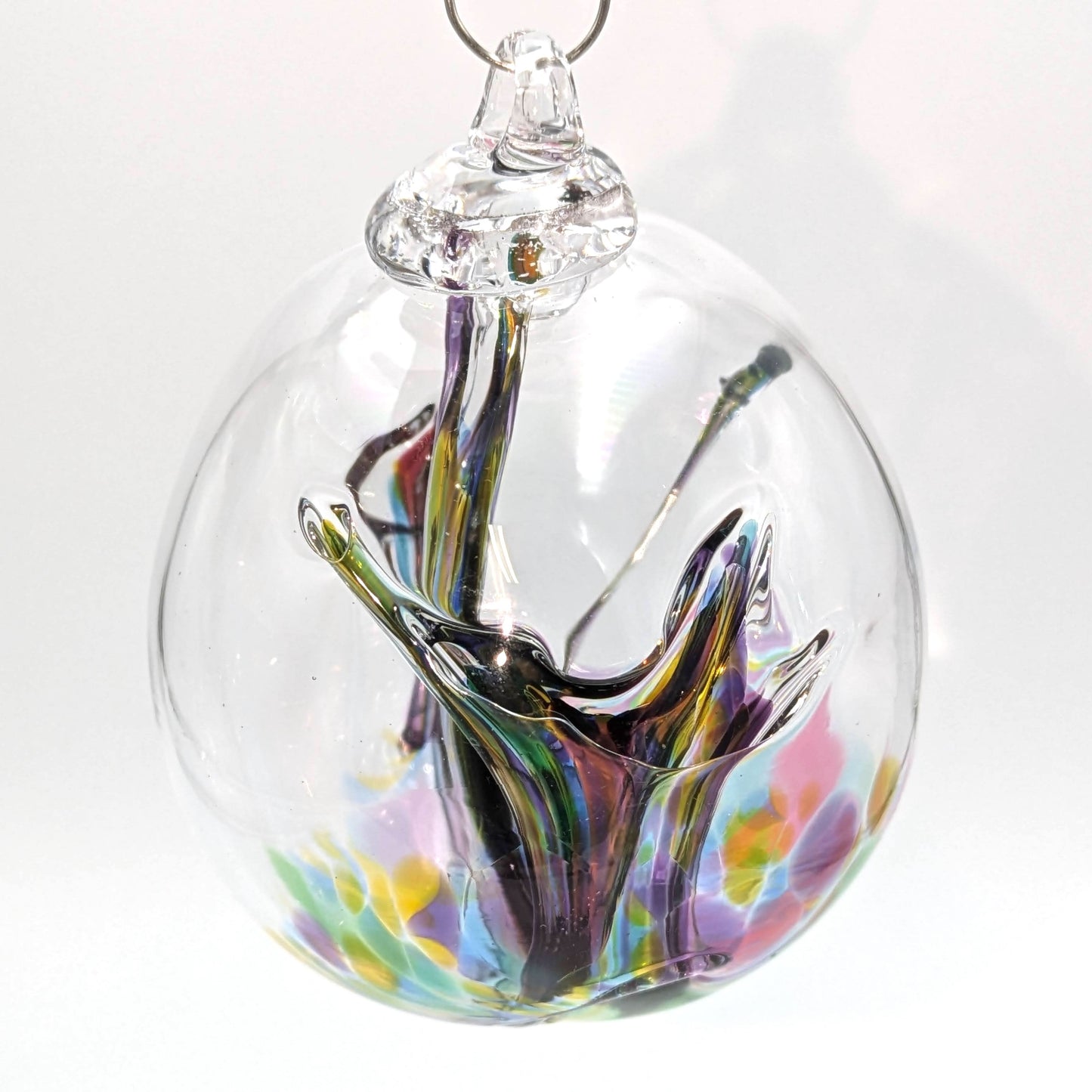 Witch Ball Blown Glass Ornament