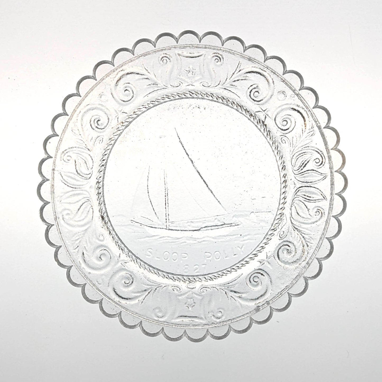 The Sloop Polly Cup Plate