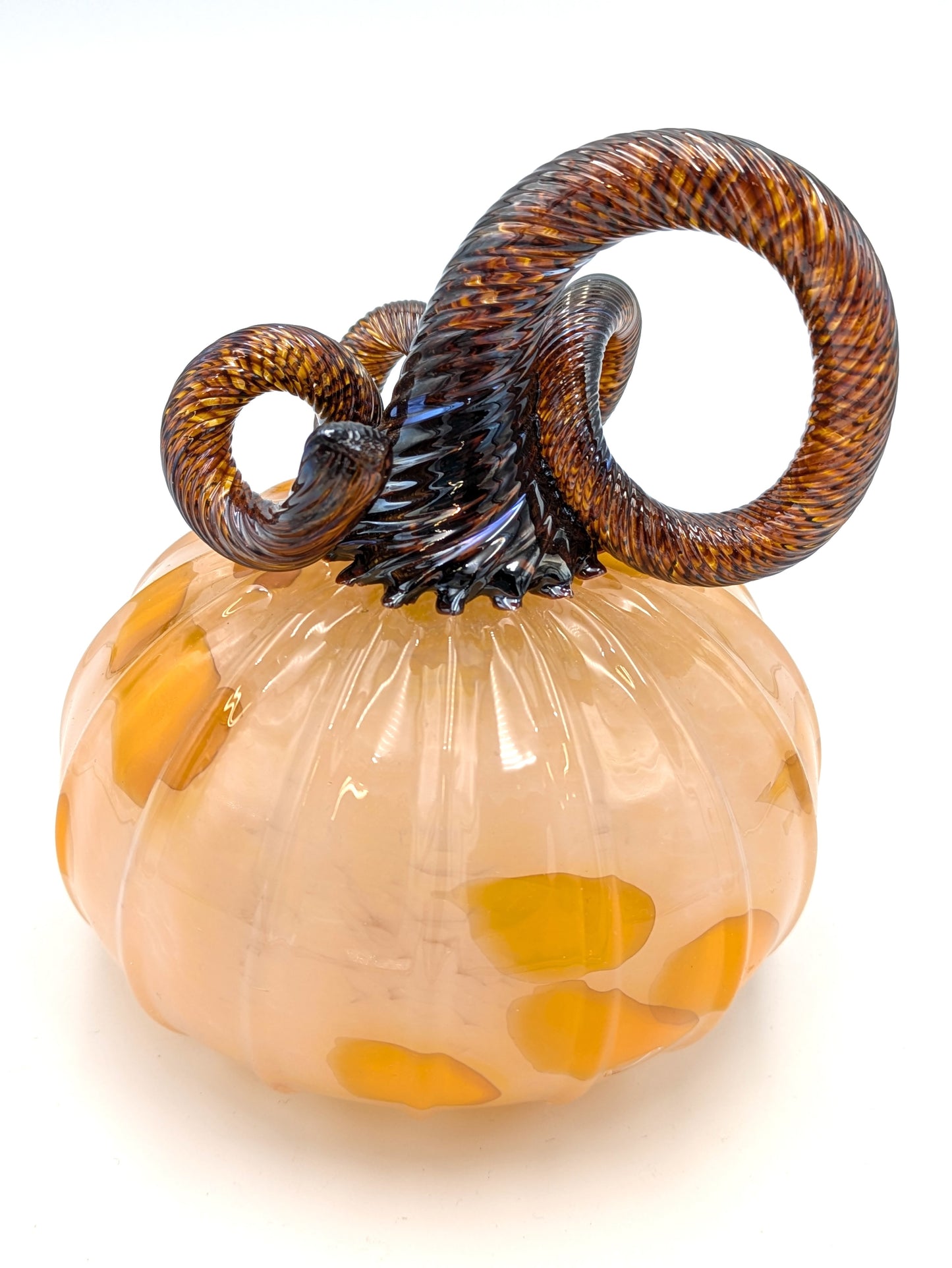 Handblown Glass Pumpkin by Michelle Trammel