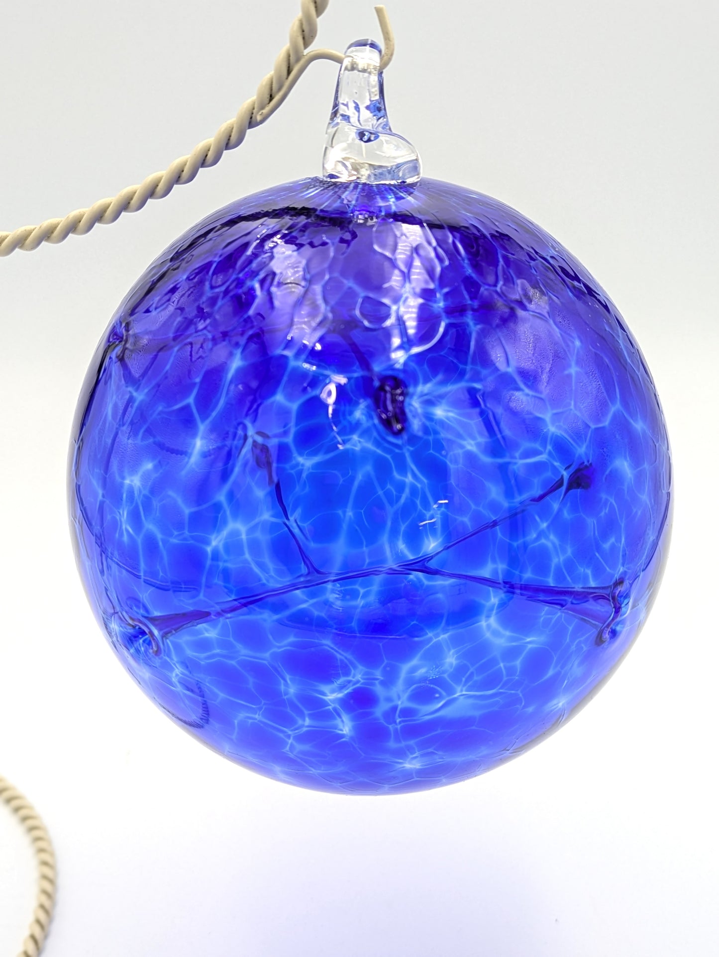 Handblown Glass Witch Ball by McDermott Glass Studio