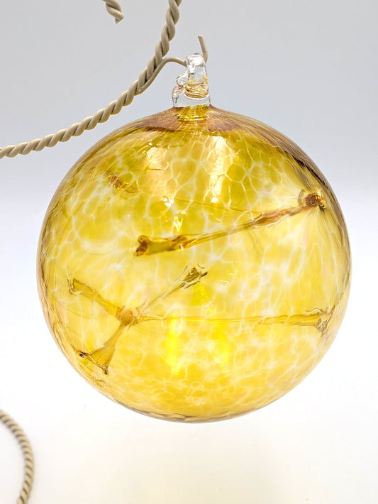 Handblown Glass Witch Ball by McDermott Glass Studio