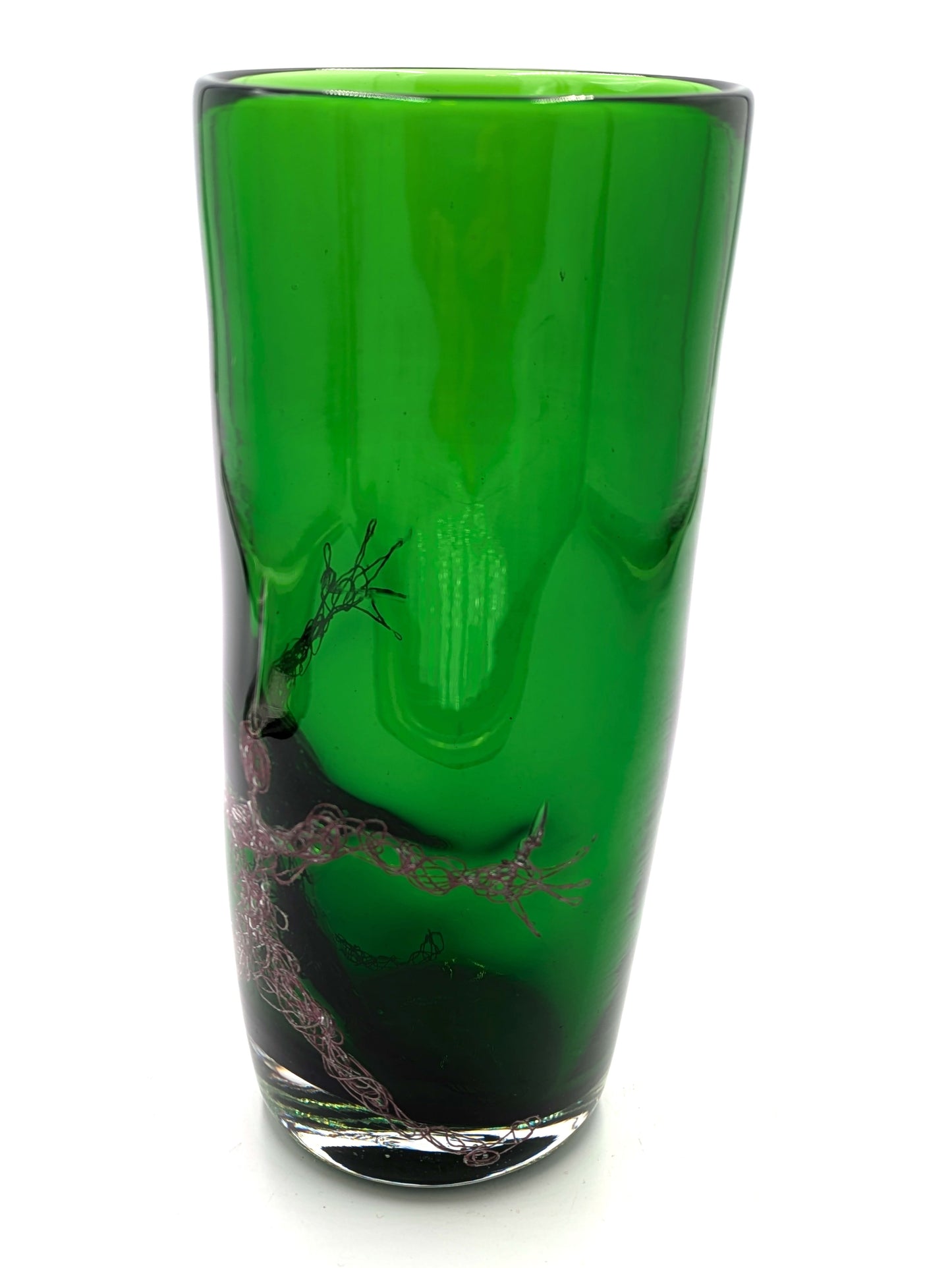 Handblown Glass Zigure Vessel Green