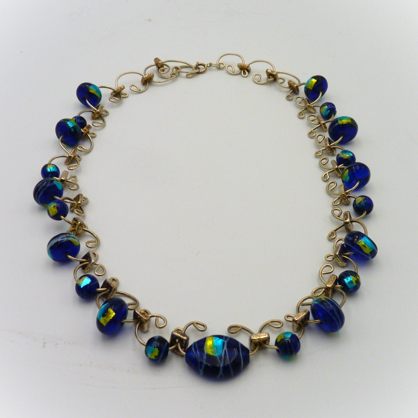 Sterling Dichroic Necklace