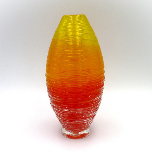 Large Shimmer Vase Orange